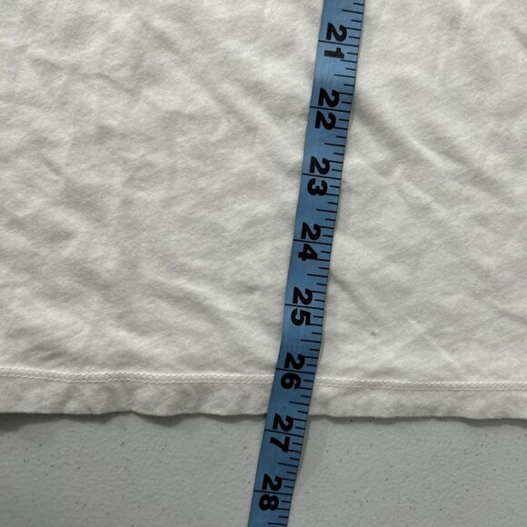 Stranded Shirt Womens L White Wings Burnout Graphic Crew Y2K - Picture 8 of 8